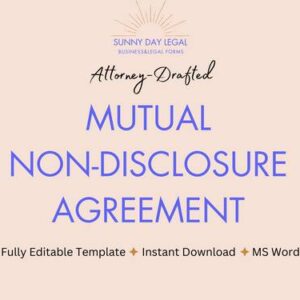Mutual Non-Disclosure Agreement